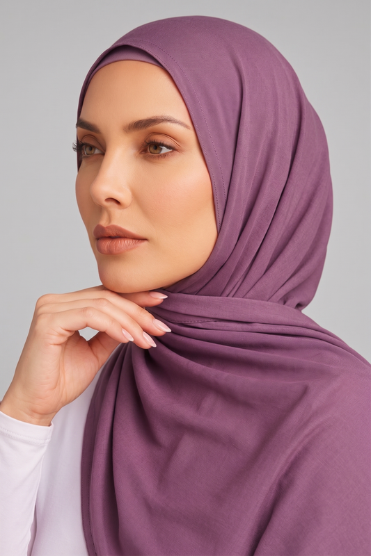 Modal Hijabs - Plum Purple