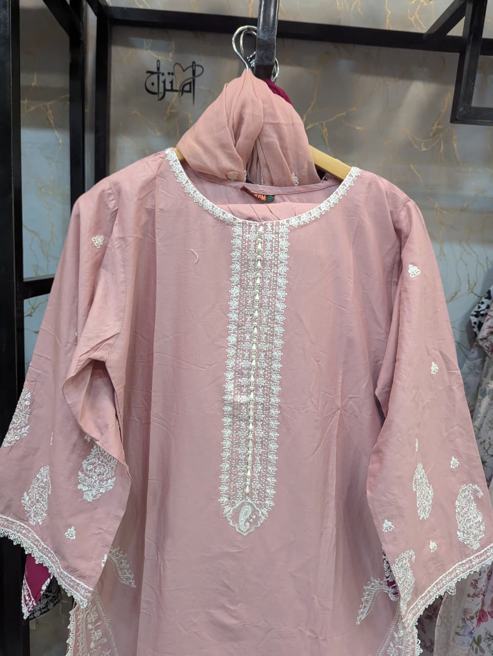 Embroidered stitch 3pc